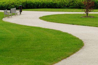 Completed Concrete Walkway