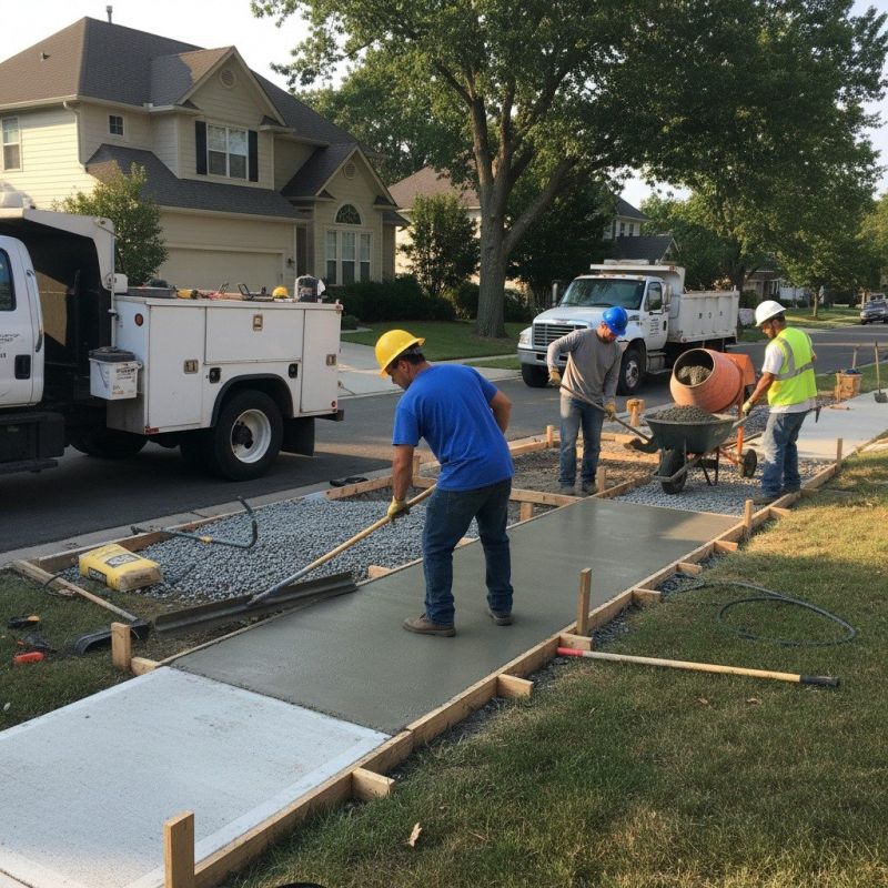 Walkway Concrete Installation Service